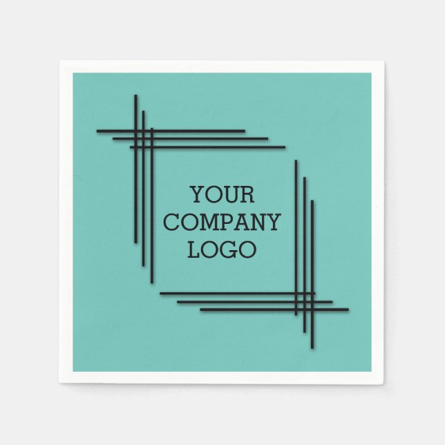 YOUR COMPANY LOGO,personalized Napkins (Front)