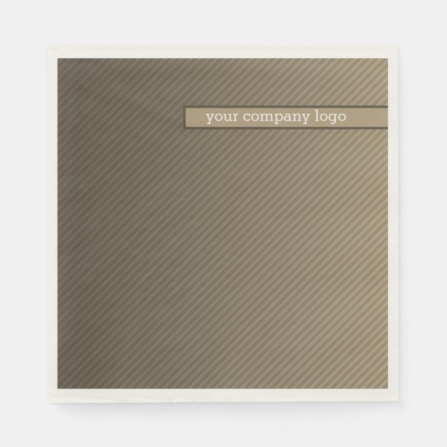 YOUR COMPANY LOGO,personalized Napkins (Front)