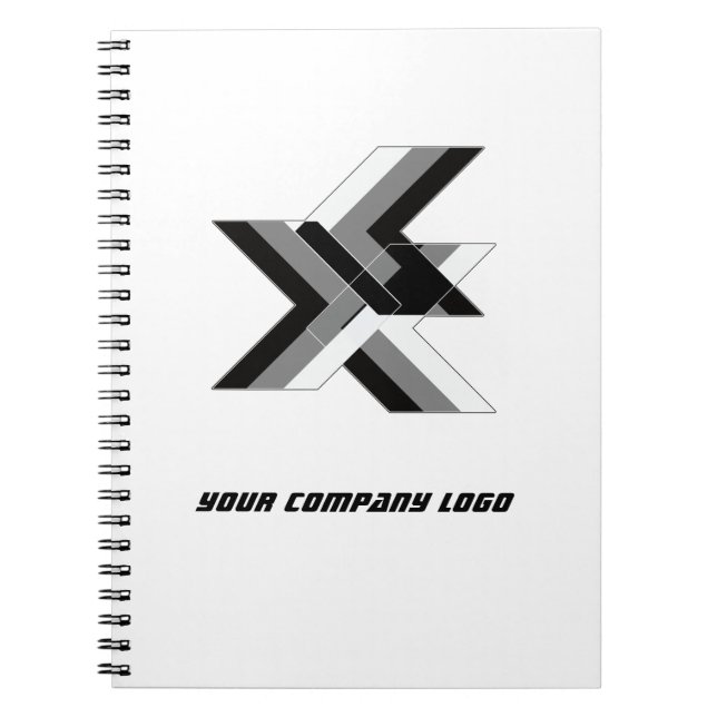 YOUR COMPANY LOGO,personalized. Notebook (Front)