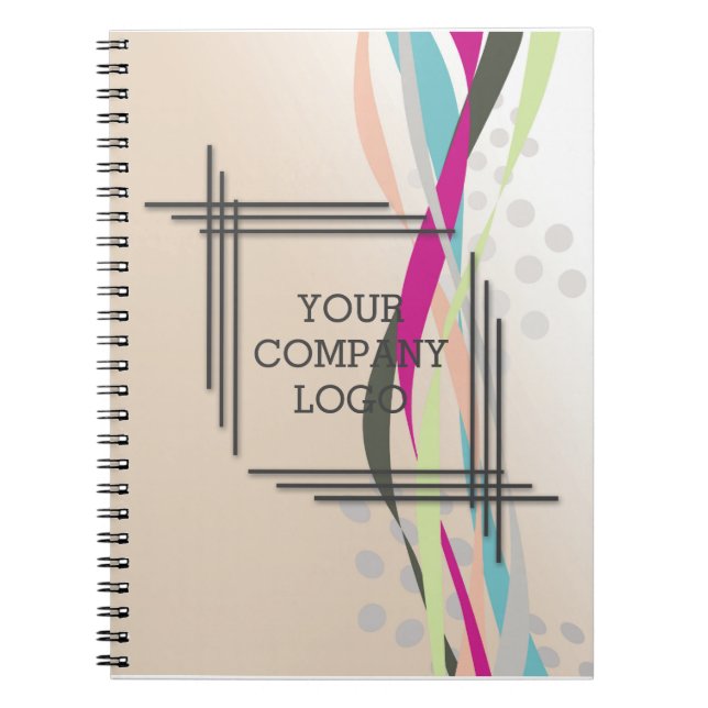 YOUR COMPANY LOGO,personalized Notebook (Front)