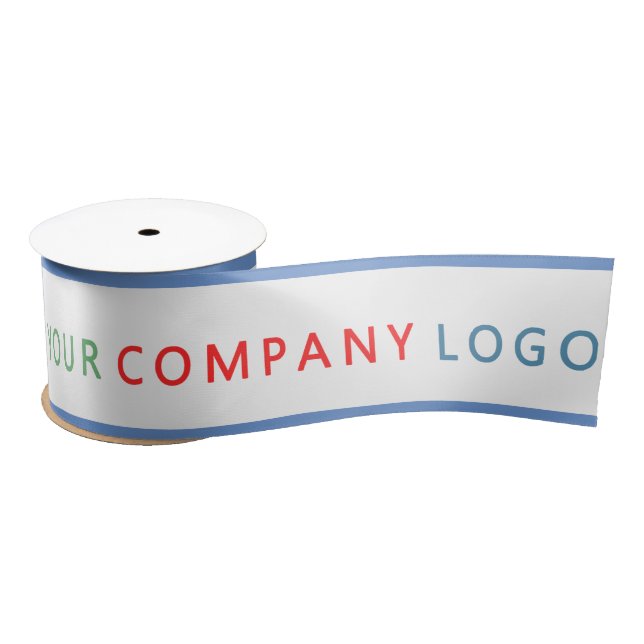 your company logo personalized   satin ribbon (Spool)