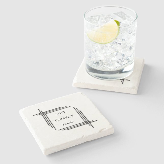 YOUR COMPANY LOGO,personalized Stone Coaster (Side)