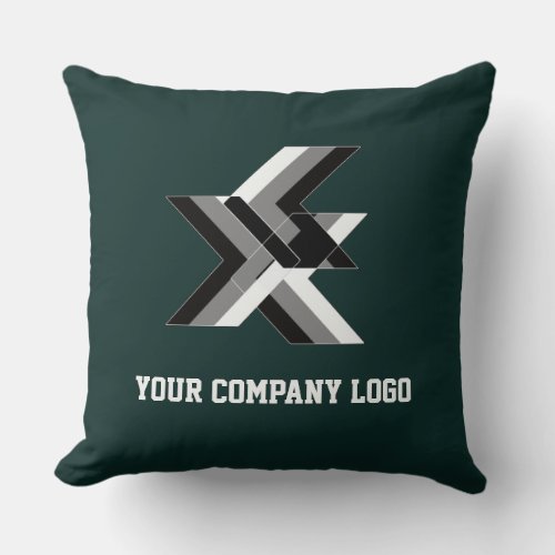 YOUR COMPANY LOGOpersonalized Throw Pillow