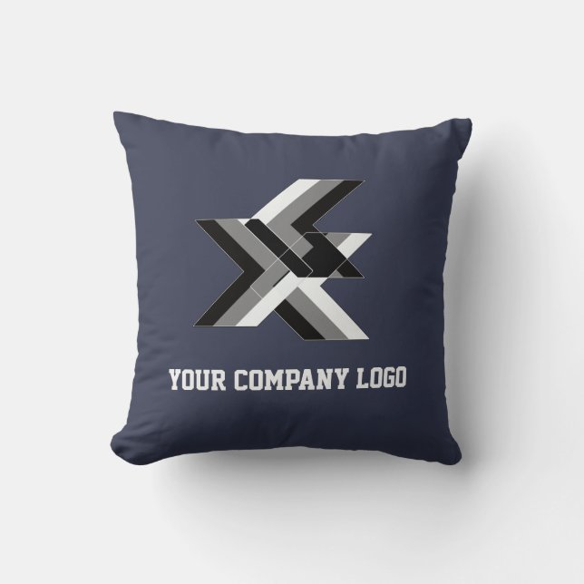 YOUR COMPANY LOGO,personalized Throw Pillow (Front)