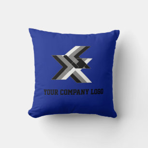 YOUR COMPANY LOGO,personalized Throw Pillow