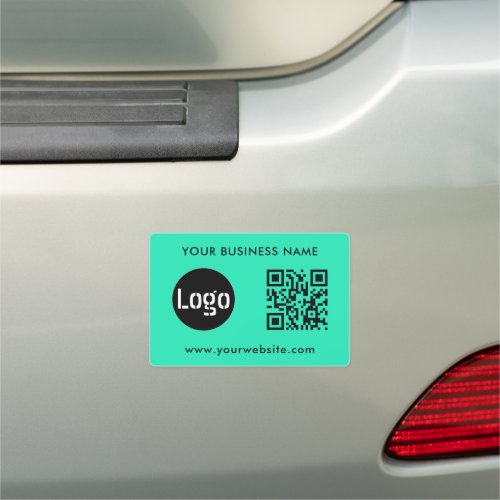 Your Company Logo  QR Code Business Promotional   Car Magnet