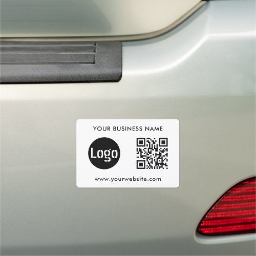 Your Company Logo  QR Code Business Promotional  Car Magnet