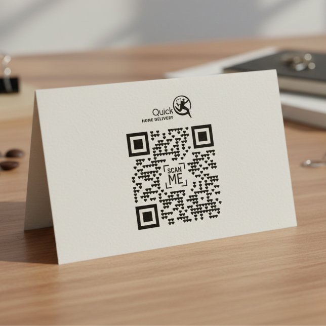 Your Company Logo QR Code Rubber Stamp (Your Company Logo QR Code Rubber Stamp)
