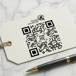 Your Company Logo QR Code Rubber Stamp