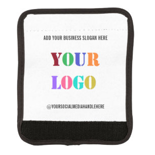 Your Company Logo Social Media Luggage Handle Wrap