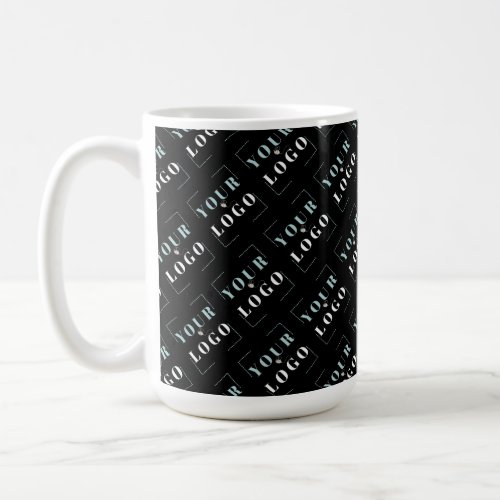 Your Company Logo Template Custom Black Coffee Mug
