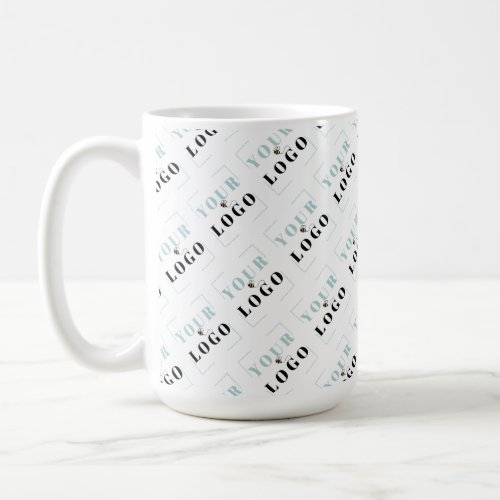 Your Company Logo Template Custom White Coffee Mug