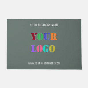 Your Company Logo Text Business Doormat Template