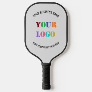 Your Company Logo Text Business Pickleball Paddle