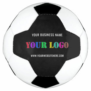 Your Company Logo Text Soccer Ball Choose Color