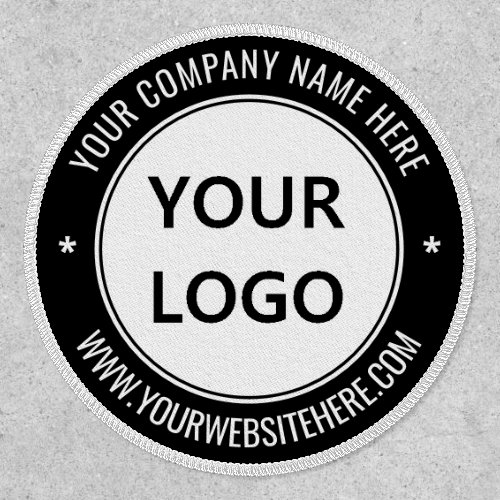 Your Company Logo Website Stamp Patch Your Colors