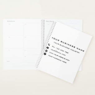 Your Company Name Text Info Business Planner