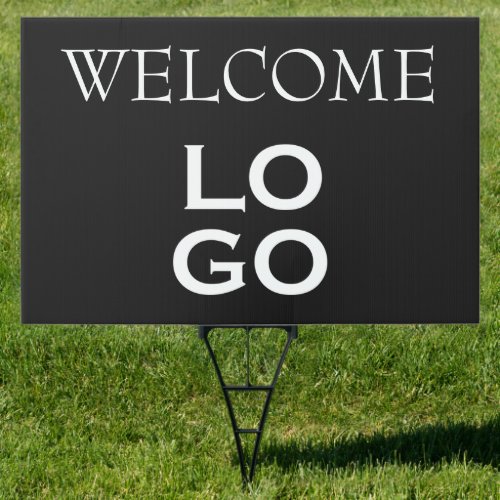 Your Company or Business Logo Welcome Sign