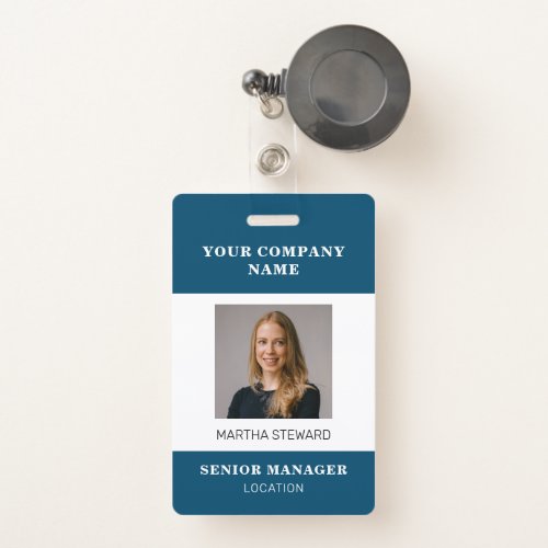 Your Company Photo id Badge