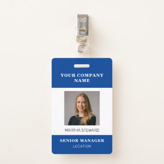 Your Company Photo Id Badge 