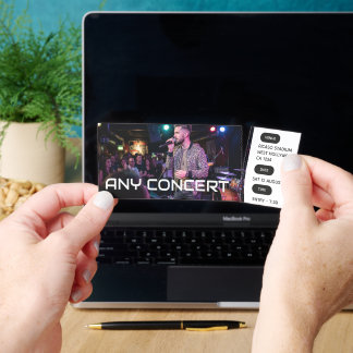 Your Concert Ticket Personalized Photo and Text