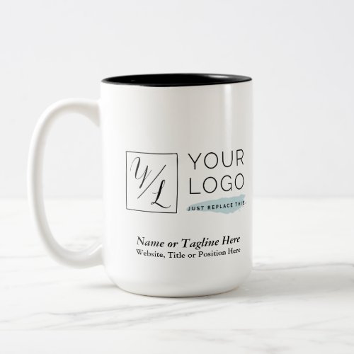Your Corporate Logo and Customized Details Two_Tone Coffee Mug