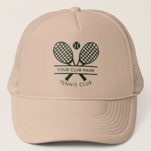 Your Country Club Name Tennis Icons Any Color Trucker Hat