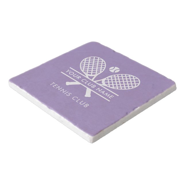 Your Country Club Name Tennis Team Any Color Trivet (Corner)