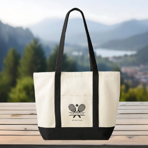 Your Country Club Name Tennis Team Swag Tote Bag