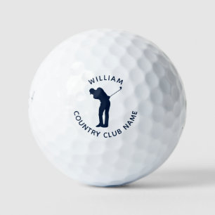 Your Country Club Players Navy Blue Custom Golf Balls