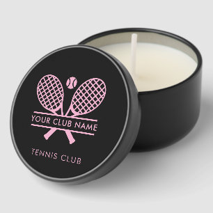 Your Country Club Tennis Team Swag Custom Mini Candle Favors