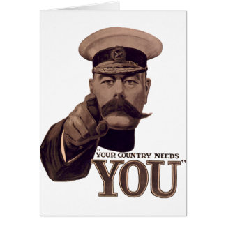 Your Country Needs YOU 1 Cards