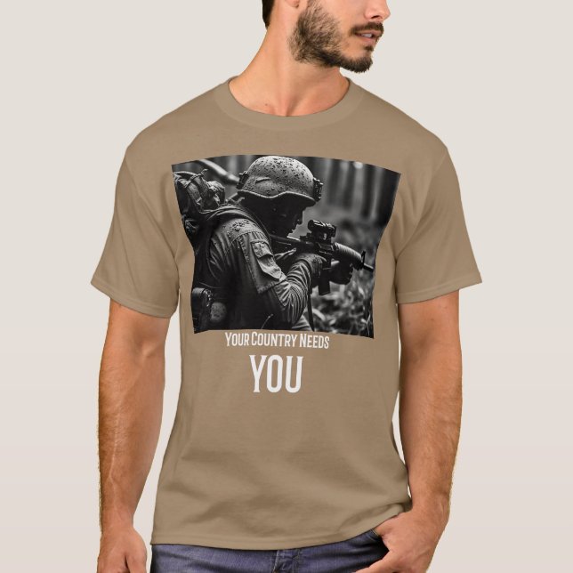 Your Country Needs You T-Shirt (Front)
