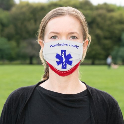 Your County Volunteer Fire and Rescue Reusable Adult Cloth Face Mask