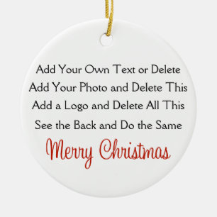 Your Creation Ceramic Ornament