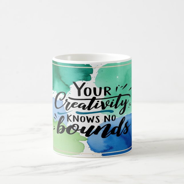 Your Creativity Knows No Bounds option 4 Coffee Mug (Center)