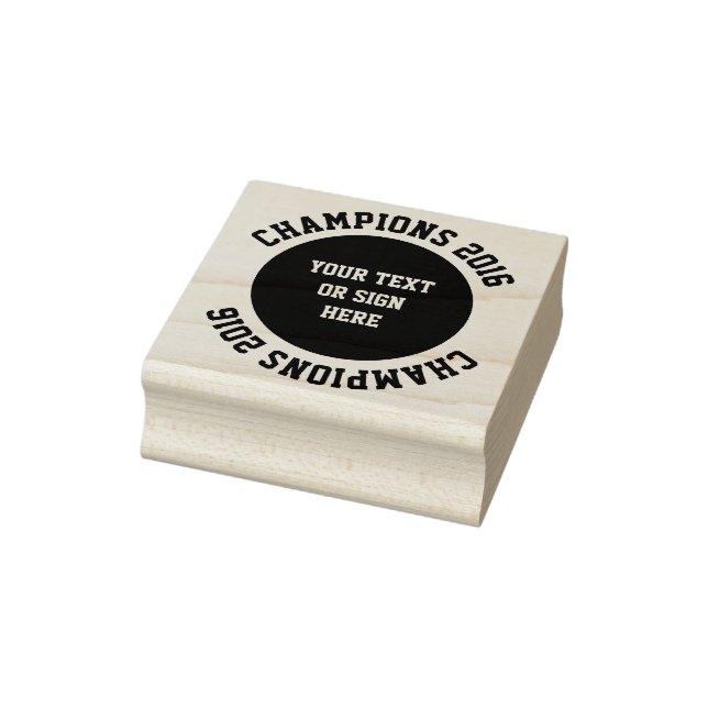 Your Curved & solid Text or sign Rubber Stamp (Stamp)