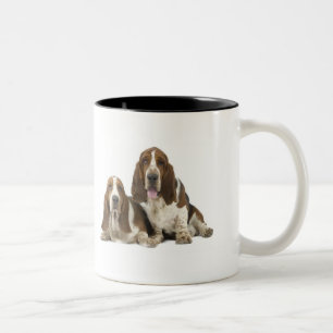 Your Custom 11 oz Two-Tone Mug Basset Hounds