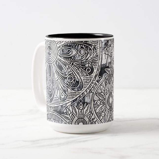Your Custom 15 oz Two-Tone Mug (Front Left)