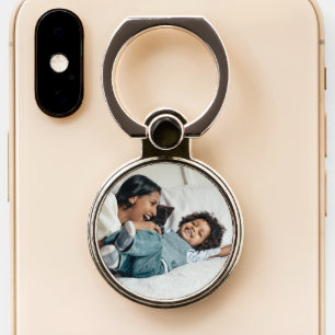 Your custom baby picture simple family photo phone ring stand