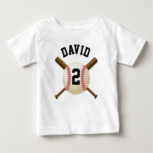 Your Custom Baseball Boy Sport Team Baby T_Shirt