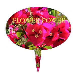 Your Custom Bougainvillea Oval Cakepick