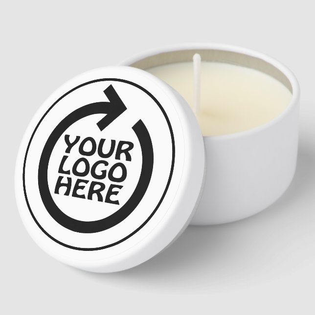 Your Custom Business Logo Mini Candle Favors (Corner)