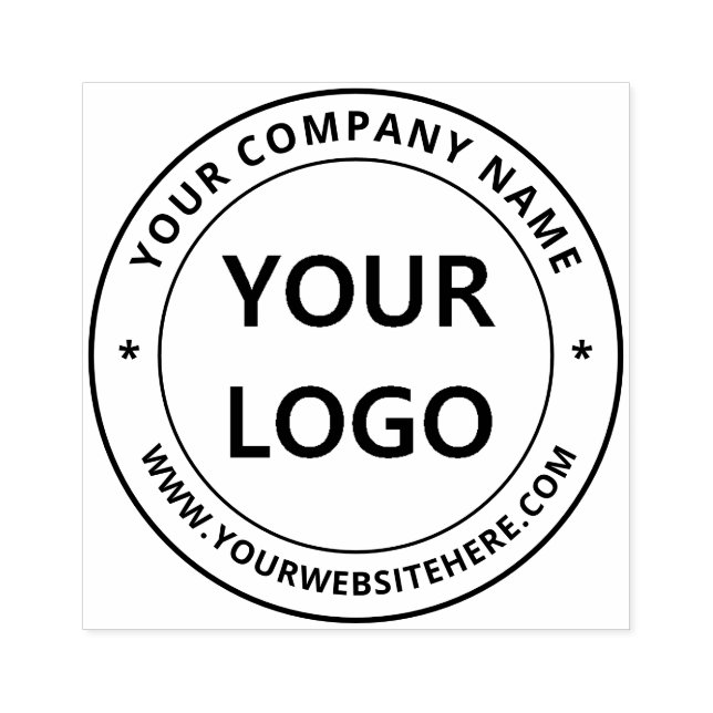 Your Custom Business Logo - Professional Rubber Stamp (Imprint)
