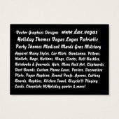 Your Custom Card Large Business Cards (Pack Of 100 (Back)