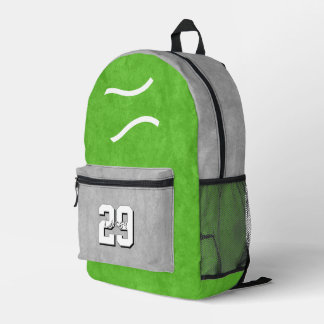 your custom colors tennis athlete printed backpack
