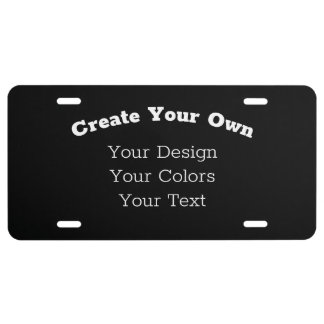 Your Custom Design Here - License Plate