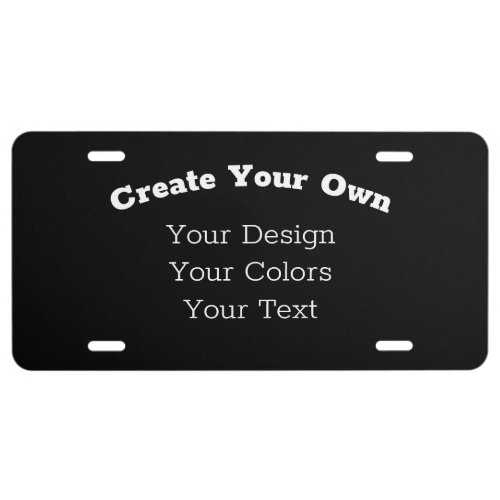 Your Custom Design Here _ License Plate