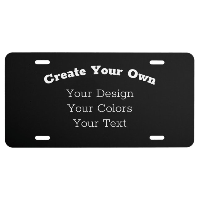 Your Custom Design Here - License Plate (Front)