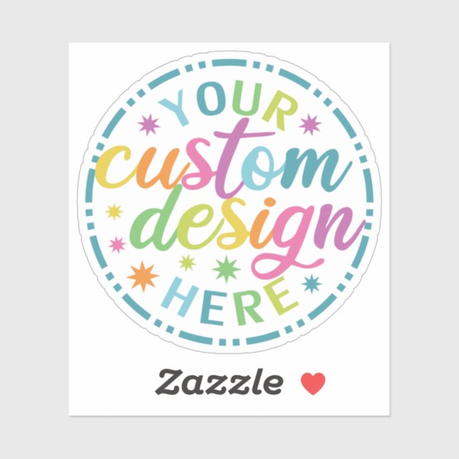 Your Custom Design Here Unisex Merch Sticker (Sheet)